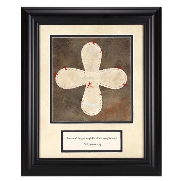 Baseball Cross Philippians:4:73 Custom Frame 12x16 (1 of 1)