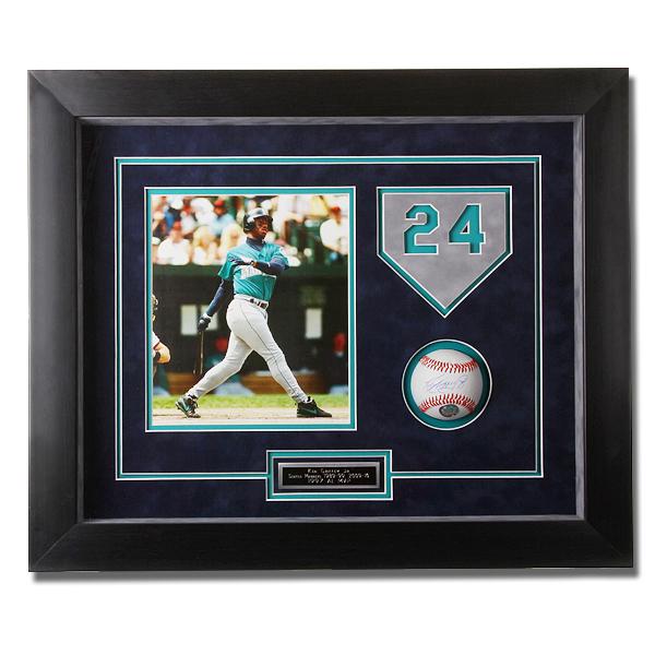 Ken Griffey Jr. Seattle Mariners Signed Shadowbox (1 of 2)