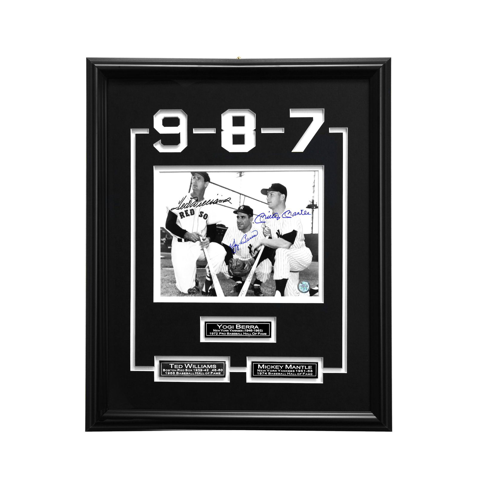 Williams, Berra & Mantle Legends Of the Field GFA (1 of 1)