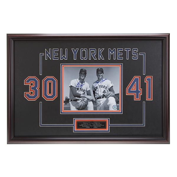 Nolan Ryan & Tom Seaver NY Mets Framed signed GFA (1 of 1)
