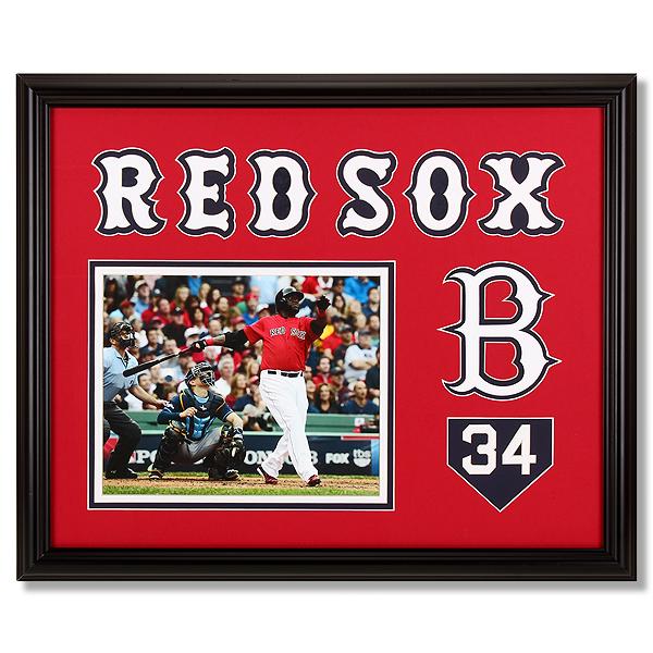 David Ortiz Boston Red Sox 20x16 Frame unsigned (1 of 1)