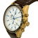 Men's Chronograph Watch Textured Leather Strap