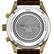 Men's Chronograph Watch Textured Leather Strap - 2