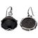 Sterling Silver Hypersthene Drop Earrings - 2