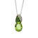 Sterling Silver Chrome Diopside & Peridot Pendant