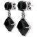 Sterling Silver Colorado Black Moon Drop Earrings - 2