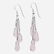 Sterling Silver Rose Quartz Drop Earrings