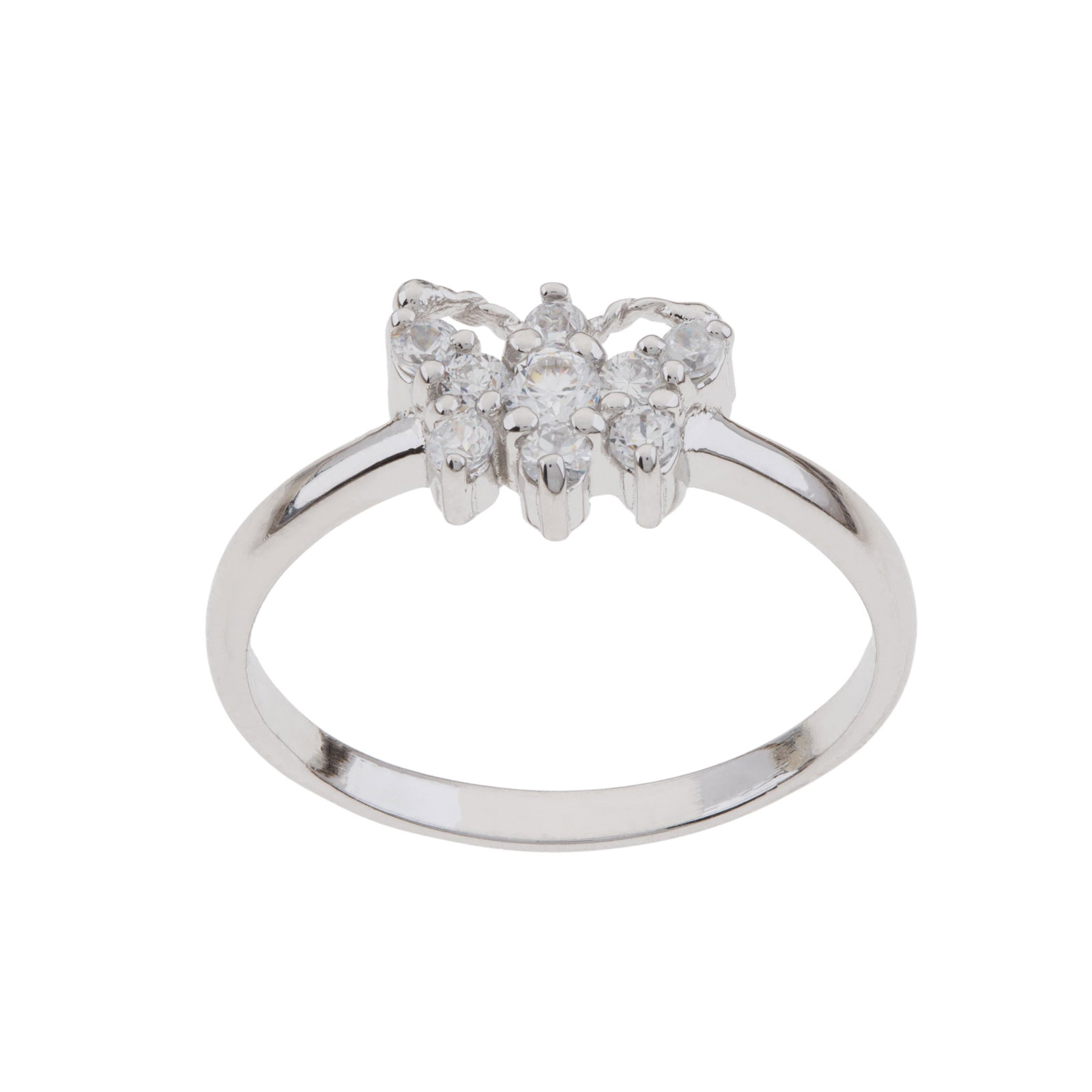 Silver Tone Butterfly Ring-SZ 9 (1 of 2)