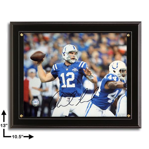 Andrew Luck Indianapolis Colts Signed 8x10h GFA (1 of 1)