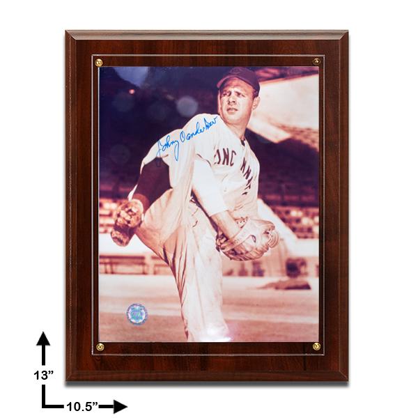 Johnny Vandermeer Reds Signed 8x10 Plaque GFA (1 of 1)