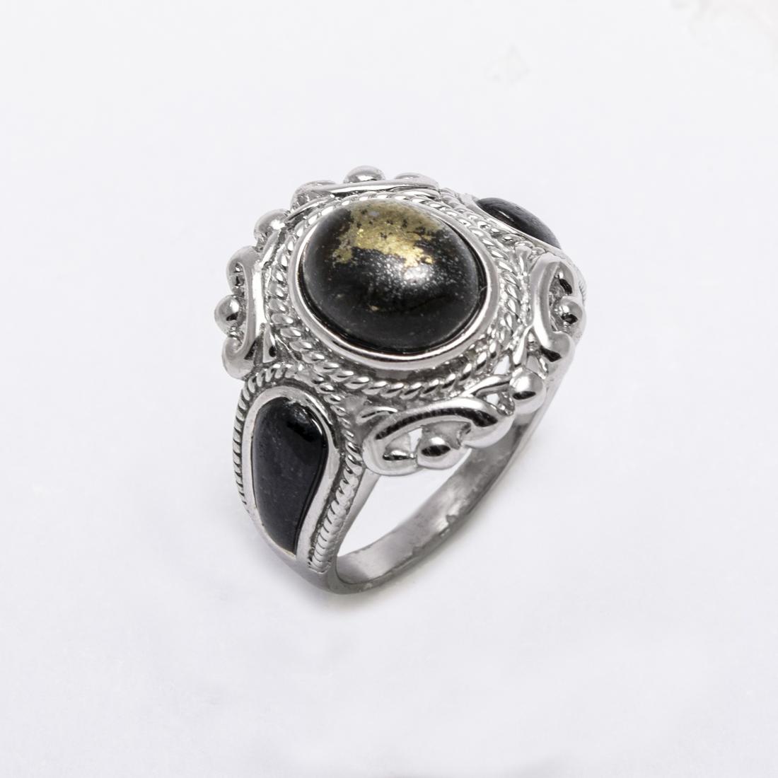 Sterling Silver Apache Gold Textured Ring-SZ 9 (1 of 1)