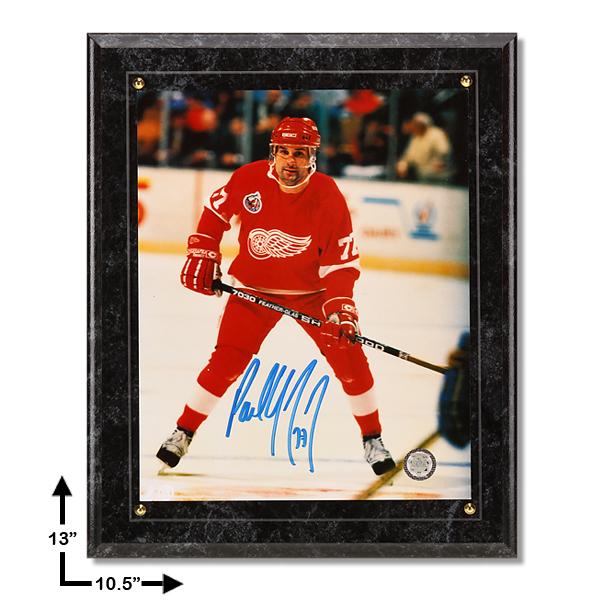 Paul Coffey Detroit Red Wings Signed Marbel Plaque (1 of 1)