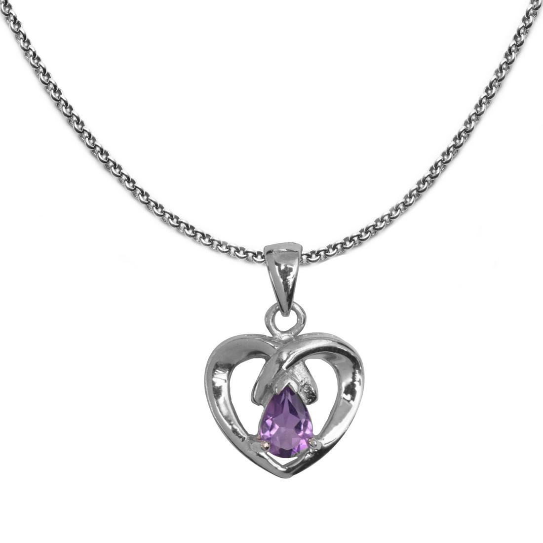 Set of Amethyst Pendant, Ring & Earrings (1 of 3)