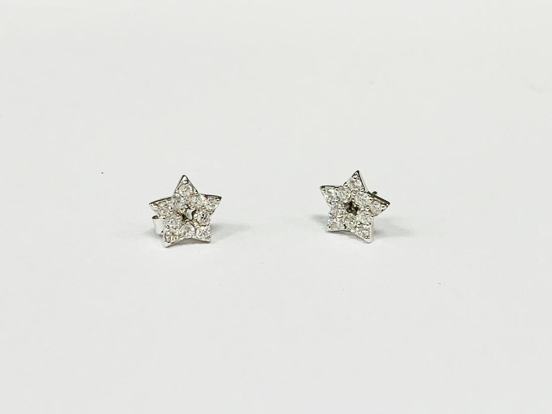 Sterling Silver Star Stud Earrings (1 of 1)