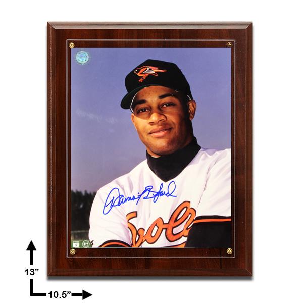 Damon Buford Baltimore Orioles Signed Plaque GFA (1 of 1)