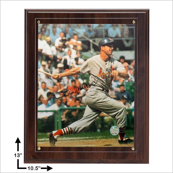 Stan Musial St. Louis Cardinals 8x10 Plaque GFA (1 of 1)