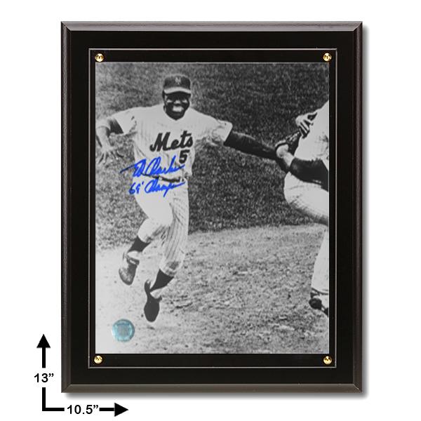 Ed Charles New York Mets Signed 10.5x13 Plaque (1 of 1)