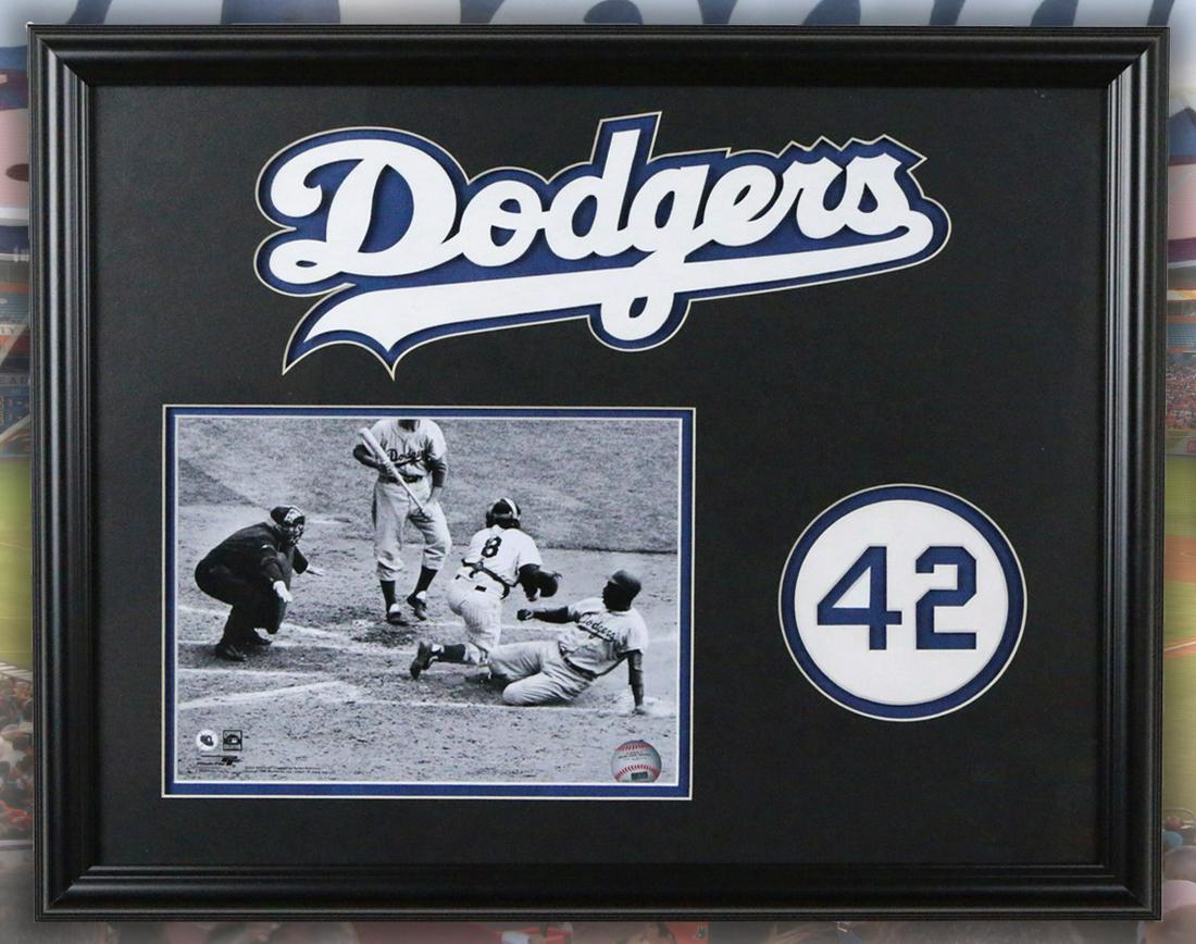 Jackie Robinson Brooklyn Dodgers 20x16 unsigned (1 of 1)
