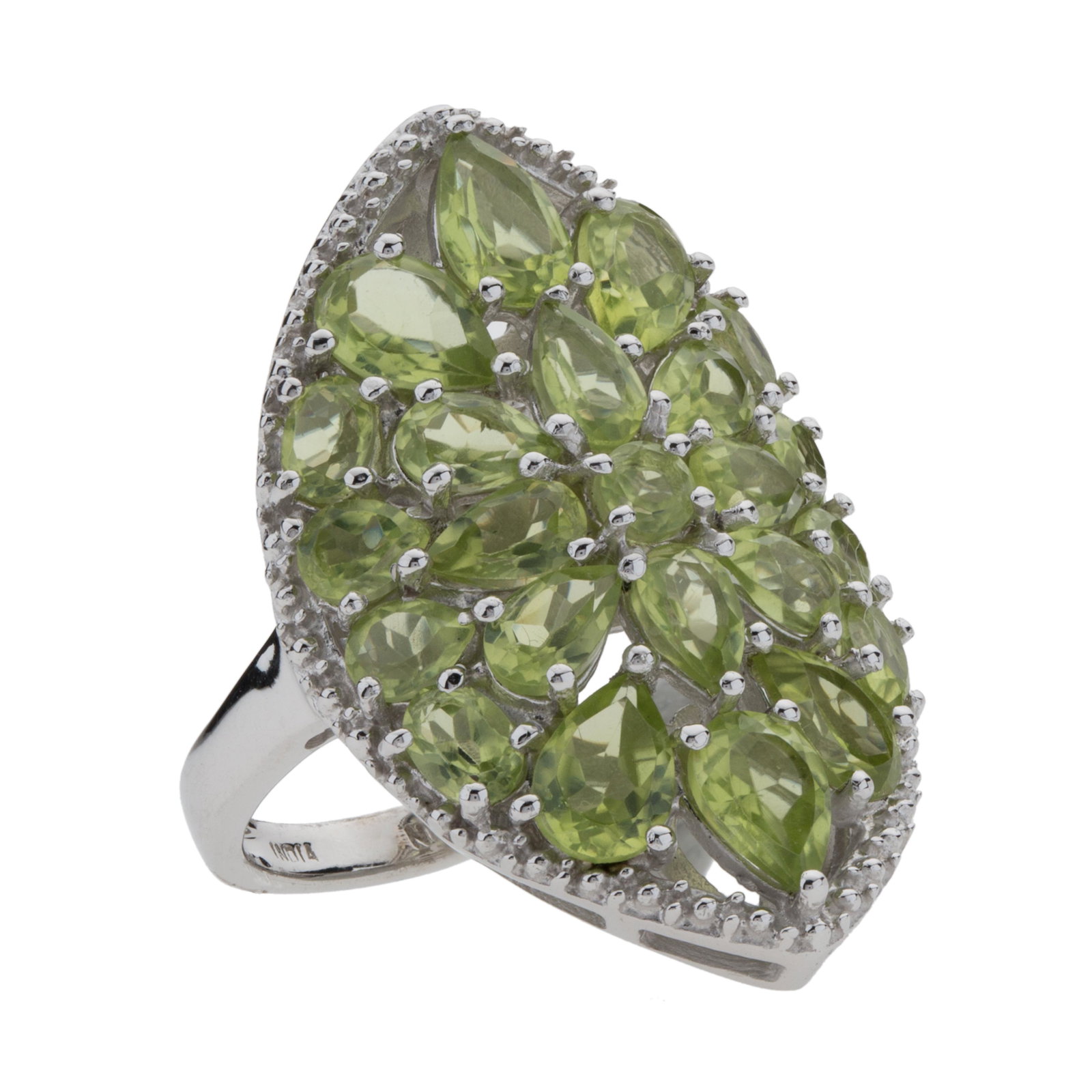 Sterling Silver 4.85ct Period Shield Ring-SZ 7 (1 of 3)