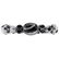Silver White Buffalo & Spine Bracelet 8.2"