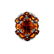 Silver 5.97ct Madeira Citrine Halo Ring_SZ 8