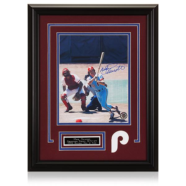 Mike Schmidt Philadelphia Phillies 12x16 signed GFA: Mike Schmidt Philadelphia Phillies 12x16 Custom Farmed Matted signed 8x10 GFA