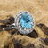 Silver 5.85ctw London Blue & White Topaz Ring-SZ5 - 2