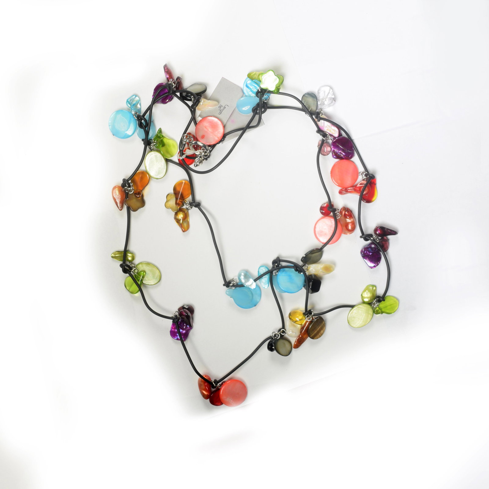 56'' Genuine Freshwater Pearl & Shell Necklace (1 of 1)