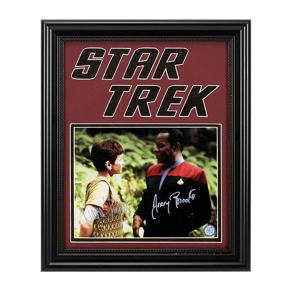 Star Trek Nana Visitor & Avery Brooks signed Framed (1 of 1)