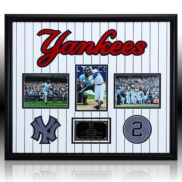 Derek Jeter New York Yankees 24x20 Custom Framed (1 of 1)
