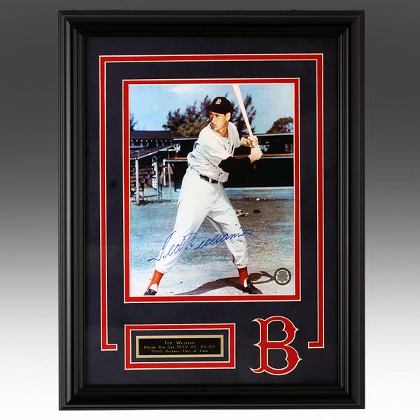 Ted Williams Boston Red Sox 12x16 signed 8x10 GFA (1 of 1)