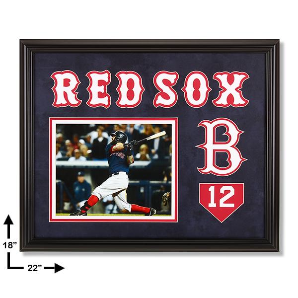 Mike Napoli Boston Red Sox 20x16 Custom Framed (1 of 1)