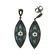 Sterling Silver Turquoise & Multi Gemstone Earring