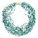 14K Gold Illusion Floating Turquoise Chip Necklace