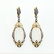 Sterling Silver Simulated Opal Drop Earrings