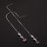 Sterling Silver Pink Cosmopolitan Dangle Earrings