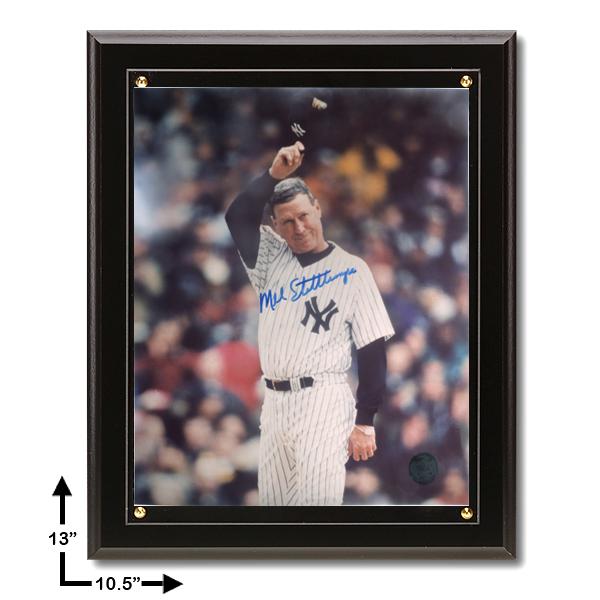 Mel Stottlemyre New York Yankees Signed 8x10v GFA: Melvin Stottlemyre was an American professional baseball pitcher and picthing coach. He played for 11 seasons in Major League Baseball, all for the New York Yankees, and coached for 23 seasons, for th