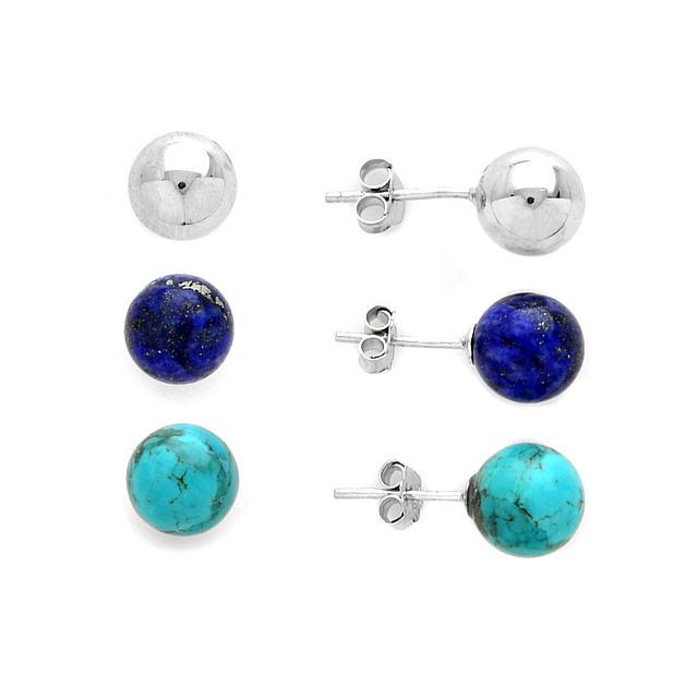 Set of 8mm Round Stud Earrings (1 of 1)