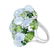Silver Moonstone & Gemstones Dome Shaped Ring-SZ 9 - 3