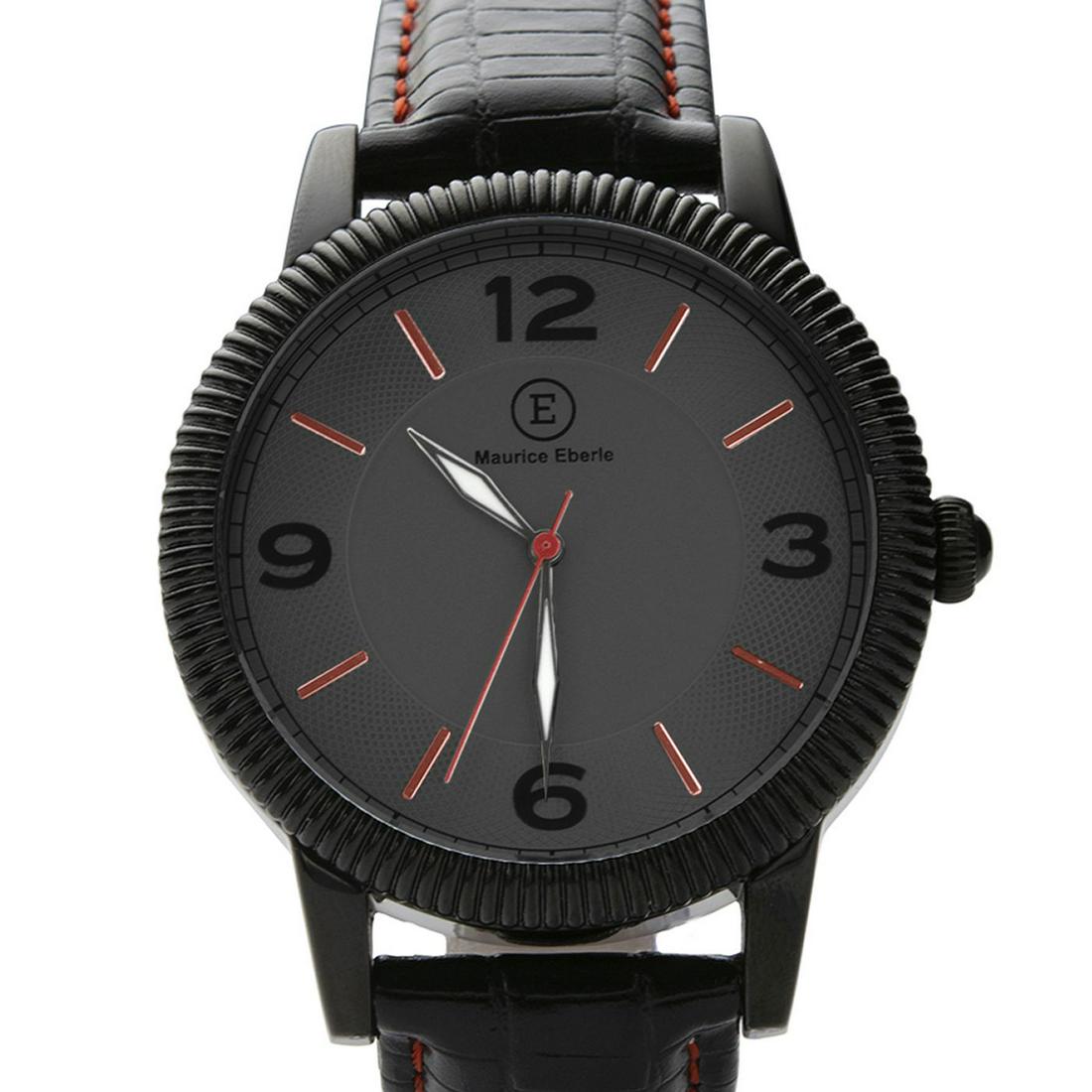 Maurice Eberle Red Stitching Strap 42mm Case Watch (1 of 3)