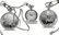 Rousseau 42mm Case Eagle Engraved Pocket Watch - 3