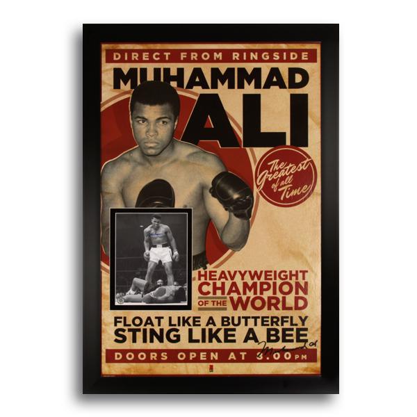 Muhammad Ali Heavyweight Champion Signed GFA: He's still the most recognizable man on earth. The self-proclaimed "Greatest of All Time," Ali had a pretty good idea of what he was talking about. He became the first man to win the heavyweight title