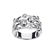 Silver Tone Bubble Ring-SZ 8