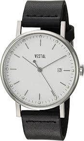 Vestal Women's Sophisticate 37mm Case Diameter: Movement: Ronda 1003, Swiss 3-hand, 8 jewels and date.Band: 18mm wide premium Italian leather, German stitchingSwiss-quartz MovementCase Diameter: 36mmWater resistant to 100m (330ft): in general, suit
