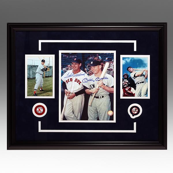 Ted Williams & Mickey Mantle Legends Of The Field GFA: From 1951 to 1960 these two giants of baseball went toe to toe as the most dominant players in the game. These two baseball greats redefined what it meant to be an ambassador of the sport, while takin