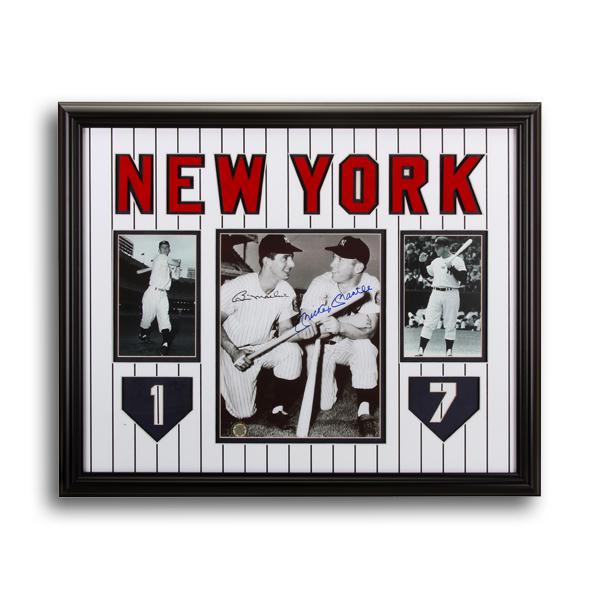 Billy Martin & Mickey Mantle Yankee Greats Signed: Mickey Charles Mantle: Nicknamed "The Commerce Comet" or "The Mick", was an American Major League Baseball (MLB) centerfielder and first baseman for the New York Yankees for 18 seasons, from 1951 thro