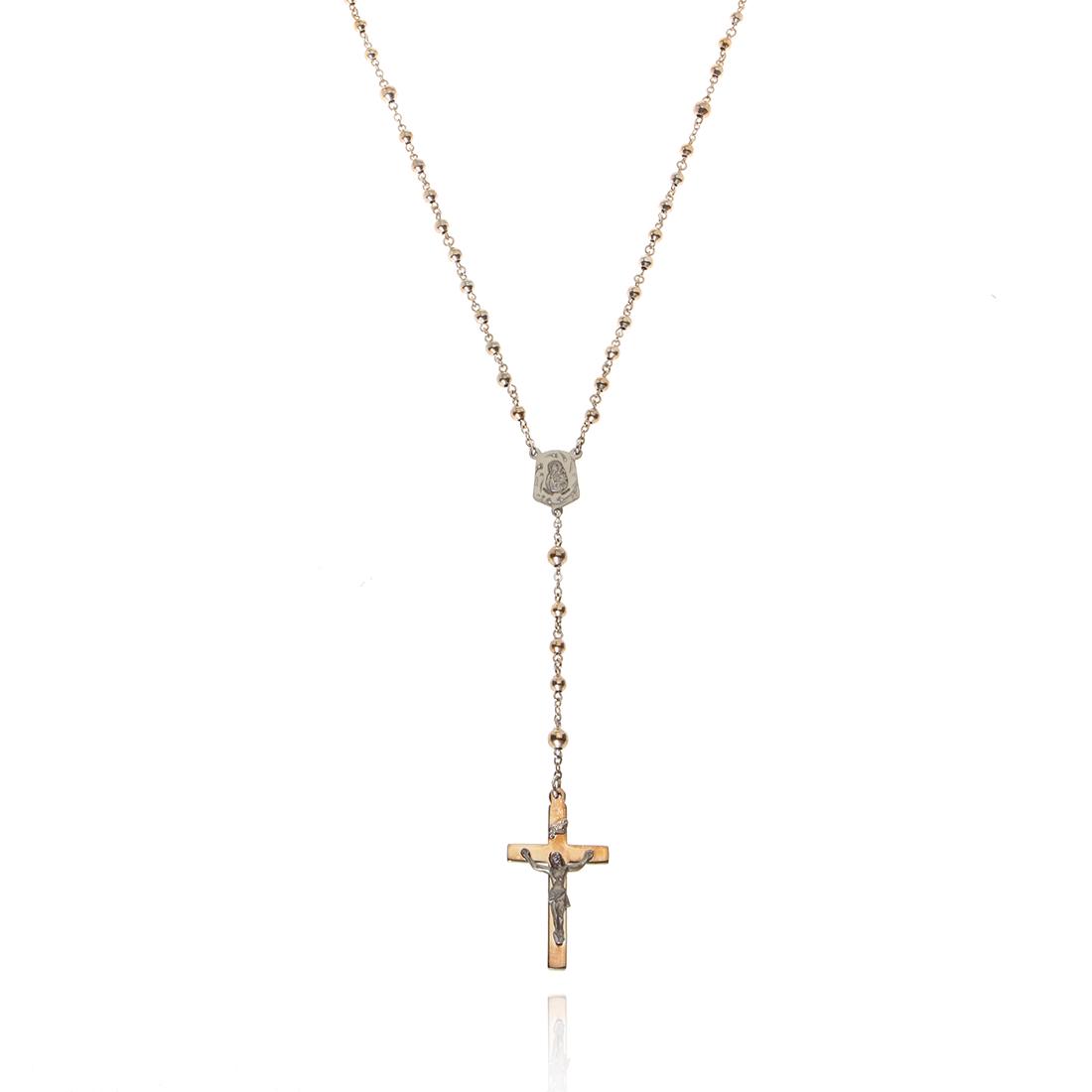 24 Inch Vintage CREED Sterling Rosary (1 of 2)