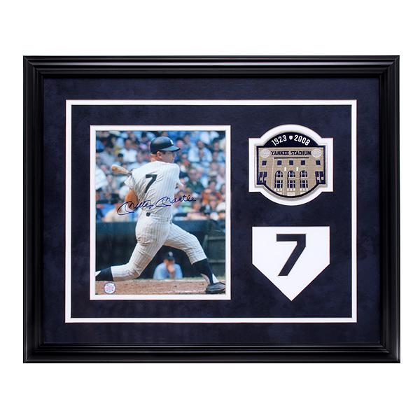 Mickey Mantle New York Yankees Framed signed GFA: Mickey "The Mick " Mantle from 1951 to 1968 patrolled center field with an unprecedented grace that left all privileged enough to see him play with memories to last a lifetime. Mickey Mantle was a sta