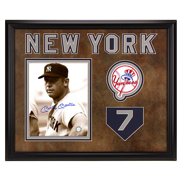 Mickey Mantle New York Yankees Framed signed GFA: Mickey "The Mick " Mantle from 1951 to 1968 patrolled center field with an unprecedented grace that left all privileged enough to see him play with memories to last a lifetime. Mickey Mantle was a sta