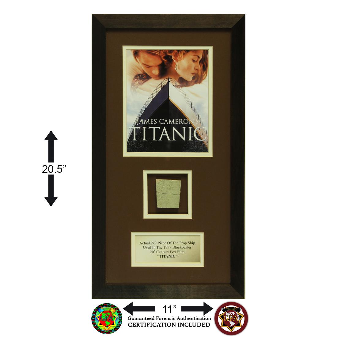 Titanic-2x2 Piece Of The Prop Ship Showcase (1 of 2)